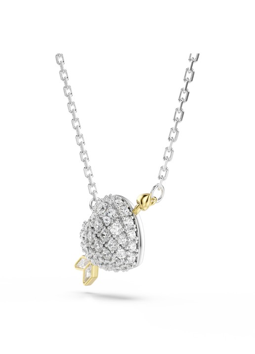 Swarovski Idyllia ketting met kristal - detail 2 zilver