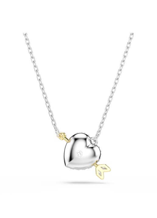 Swarovski Idyllia ketting met kristal - detail 4 zilver