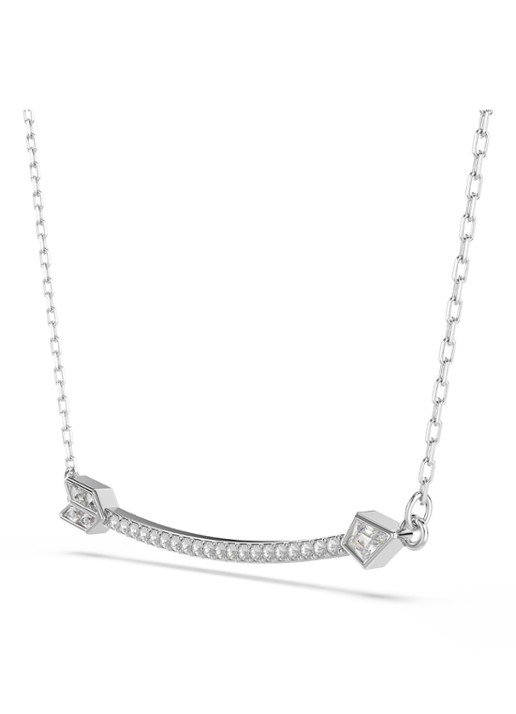 Swarovski Idyllia ketting met kristal - detail 2 zilver