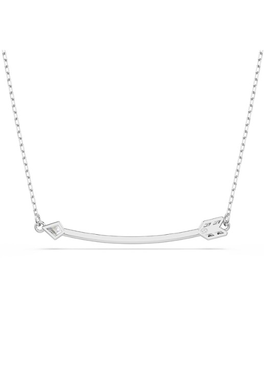Swarovski Idyllia ketting met kristal - detail 4 zilver
