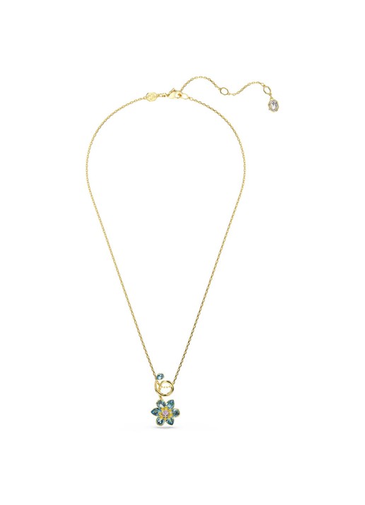 Swarovski Idyllia ketting verguld met kristal  - detail goud
