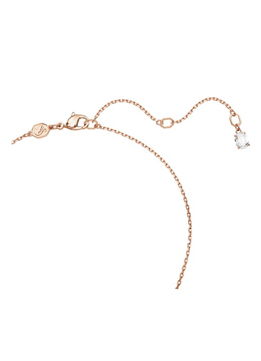 Swarovski Idyllia ketting verguld - detail roségoud