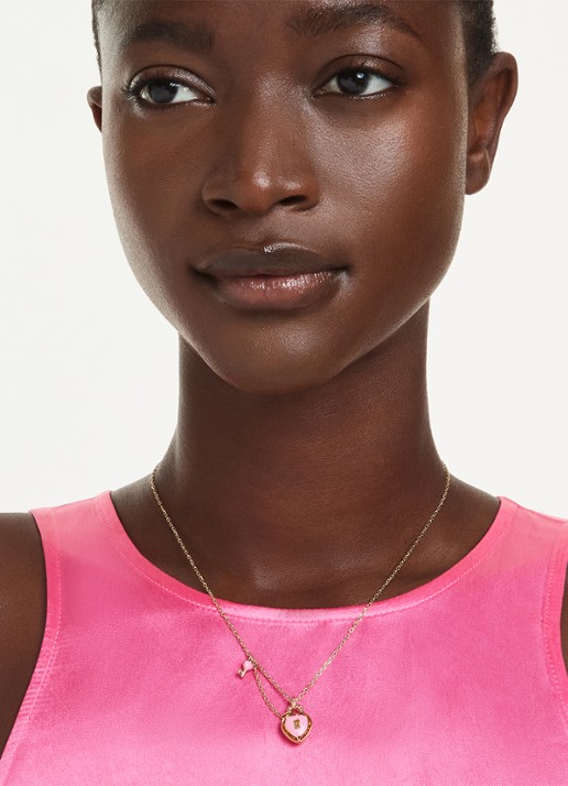 Swarovski Idyllia ketting verguld - detail 5 goud