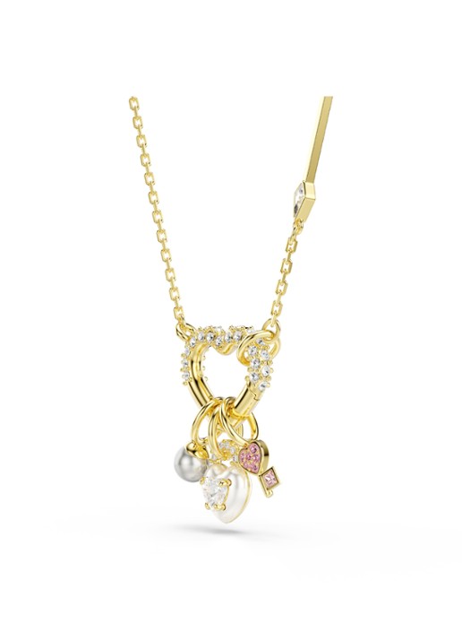 Swarovski Idyllia ketting verguld - detail 2 goud