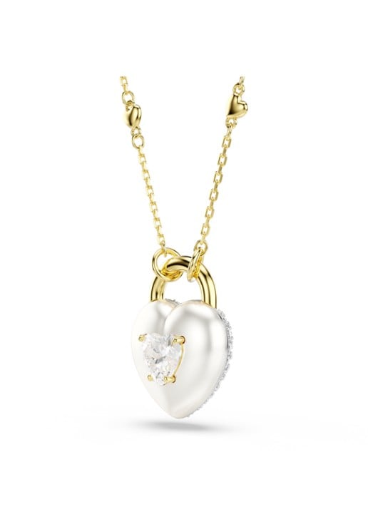 Swarovski Idyllia ketting verguld  - detail 2 goud