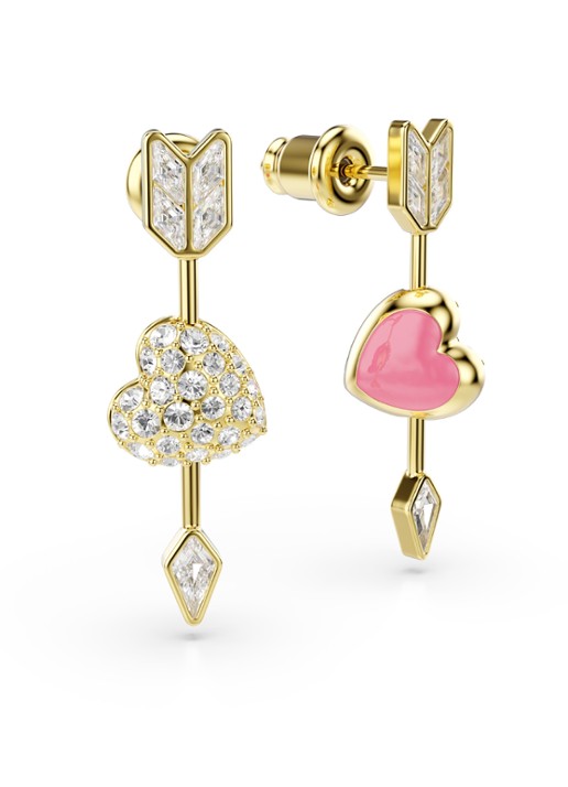 Swarovski Idyllia OORSTEKERS ARROW WHI/GOS - detail 5 goud