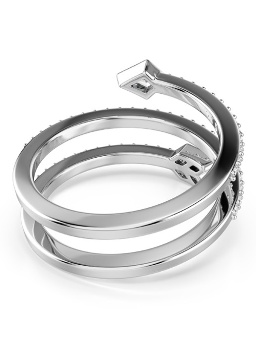 Swarovski Idyllia ring met kristal 52 - detail 4 zilver