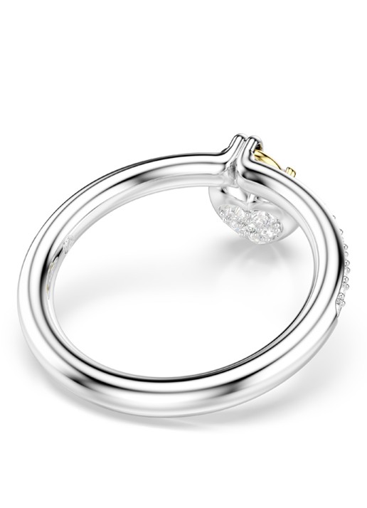 Swarovski Idyllia ring met kristal 58 - detail 5 zilver