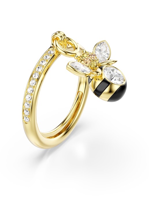 Swarovski Idyllia ring verguld 55-60 - detail goud
