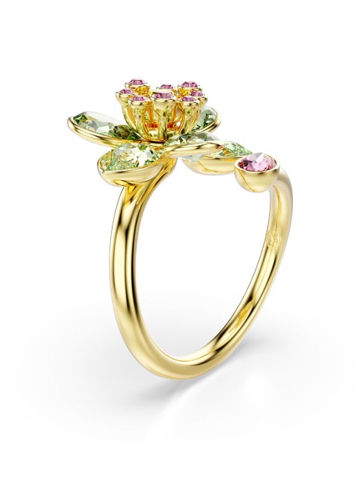 Swarovski Idyllia ring verguld 55  - detail 2 goud