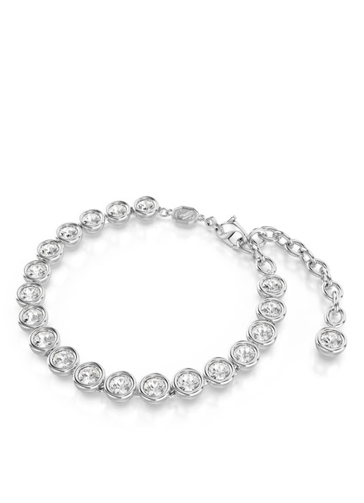 Swarovski Imber armband met kristal M - detail zilver