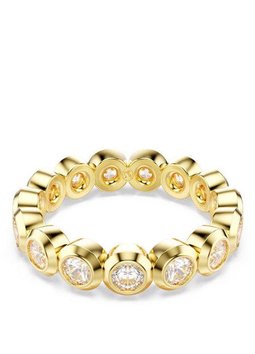 Swarovski Imber ring verguld 60 - voorkant goud