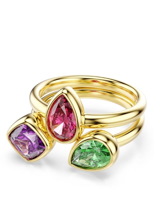 Swarovski Imber ring verguld 60