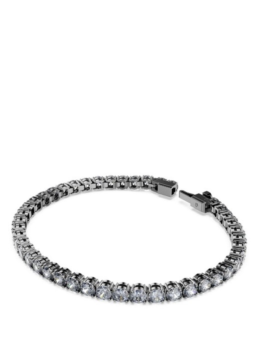 Swarovski Matrix armband met kristal L - detail metallic
