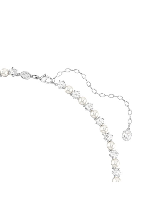 Swarovski Matrix armband met kristal - detail 3 zilver
