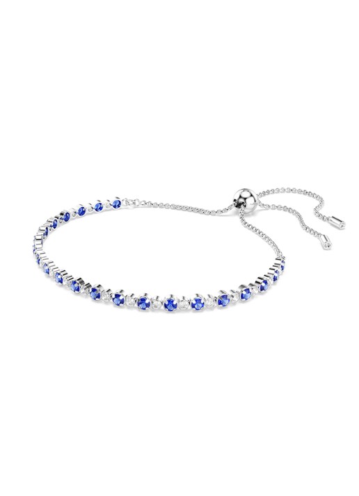 Swarovski Matrix armband met zirkonia M - detail blauw