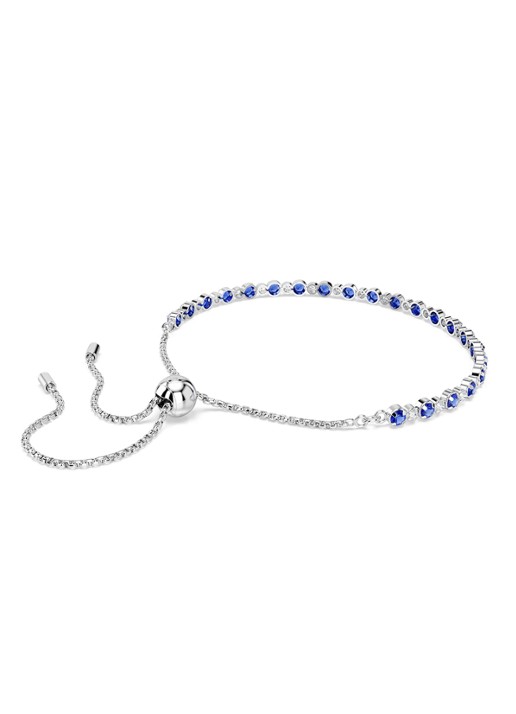 Swarovski Matrix armband met zirkonia M - detail 4 blauw