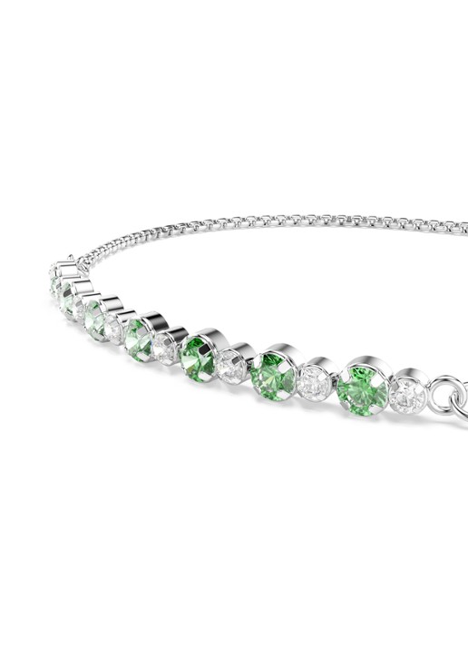 Swarovski Matrix armband van zilver  - detail zilver