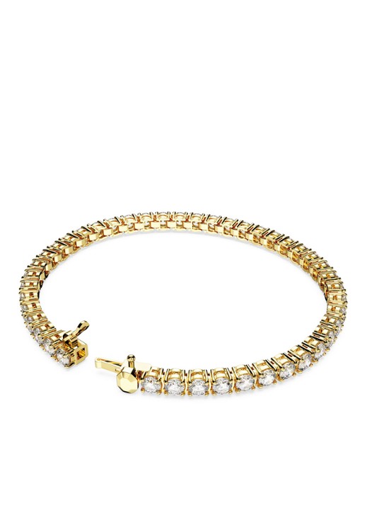 Swarovski Matrix armband verguld L - detail 4 goud