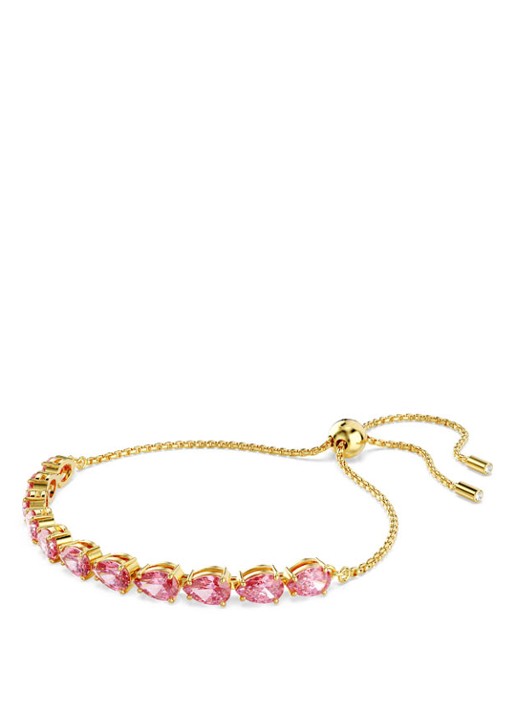 Swarovski Matrix armband verguld M  - detail goud