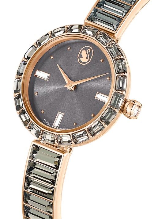 Swarovski Matrix bangle horloge 5679887 - detail 4 grijs