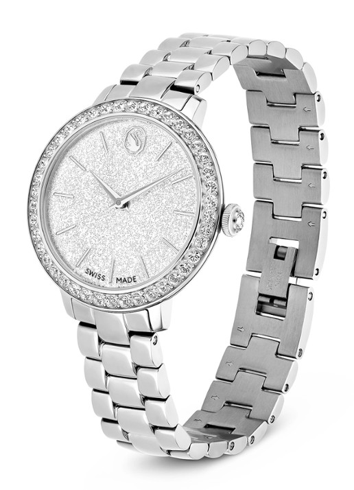 Swarovski Matrix horloge 5706182 - detail zilver