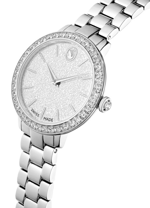 Swarovski Matrix horloge 5706182 - detail 3 zilver