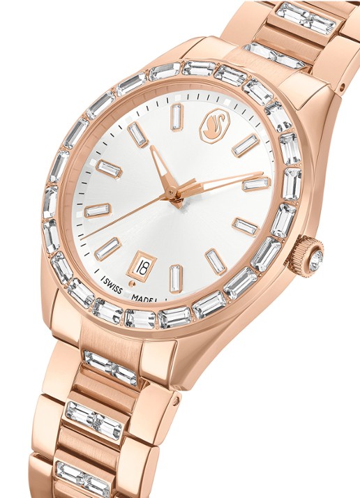 Swarovski Matrix horloge 5734659 - detail 5 roségoud