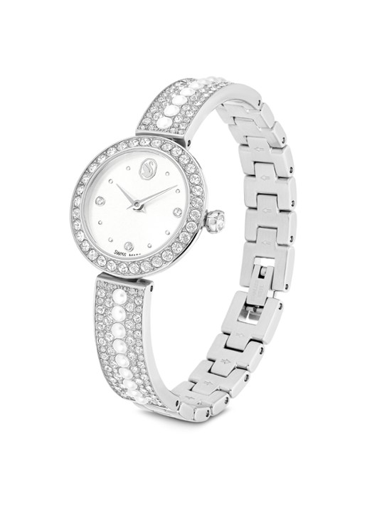 Swarovski Matrix horloge 5743680 - detail 2 zilver