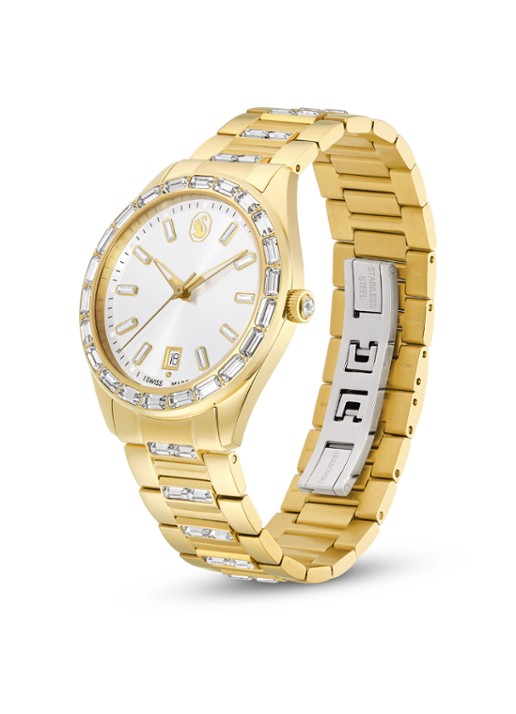 Swarovski Matrix horloge 5745534 - detail 2 goud