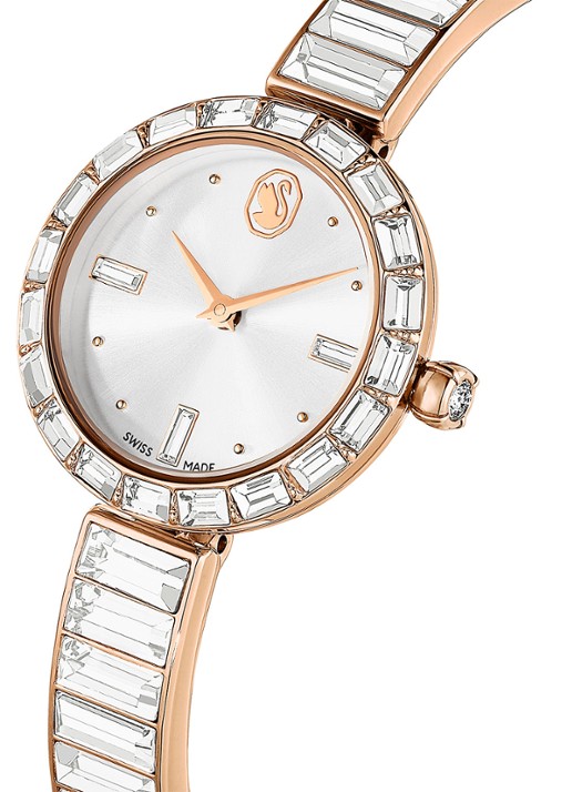 Swarovski Matrix horloge met kristal 5677484 - detail 4 ivoor