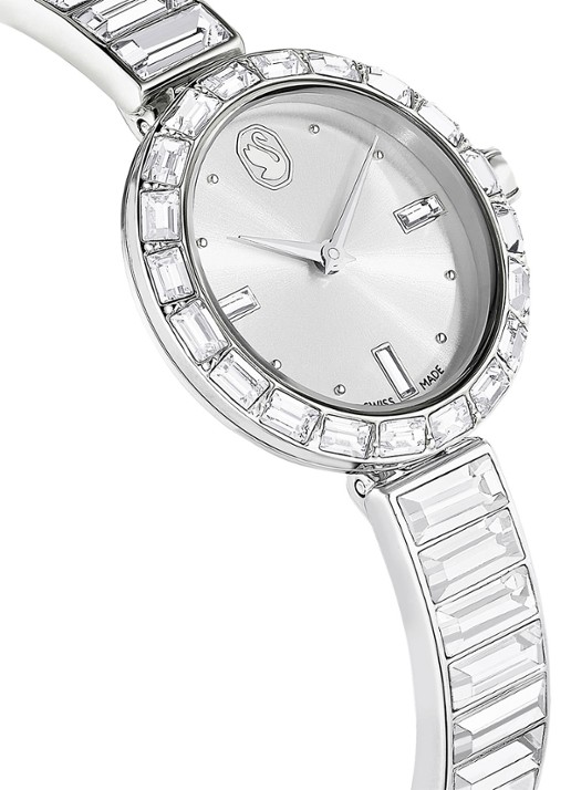 Swarovski Matrix horloge met kristal 5677487 - detail 5 zilver
