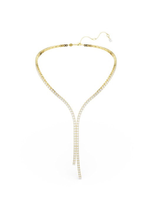 Swarovski Matrix ketting verguld - detail 2 goud