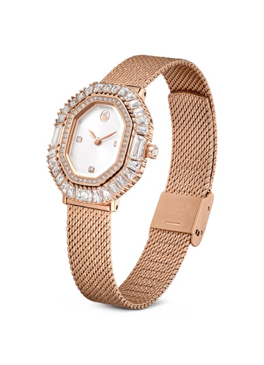 Swarovski Matrix Octagon horloge 5732497 - detail 2 roségoud