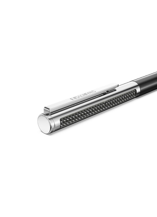 Swarovski Matrix pen met Swarovski kristal - detail 4 zwart
