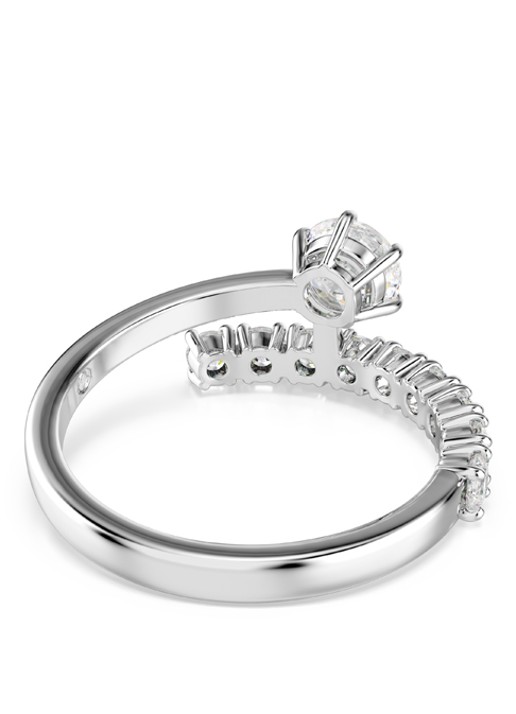 Swarovski Matrix ring met kristal 52 - detail 4 zilver