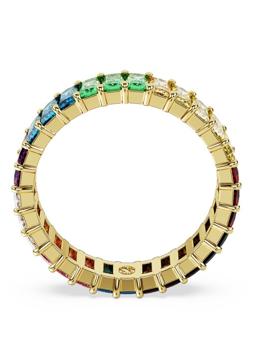 Swarovski Matrix ring verguld 52 - detail 3 goud