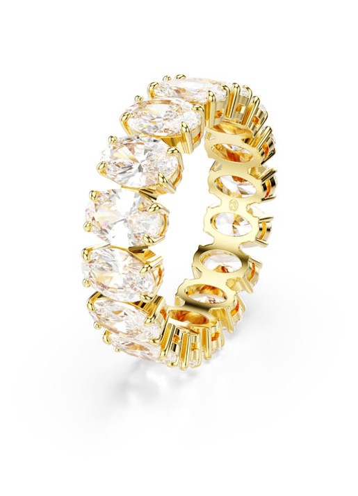 Swarovski Matrix ring verguld 52 - detail 2 goud