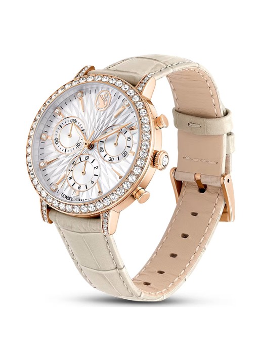 Swarovski Matrix Tennis horloge 5702849 - detail 2 taupe