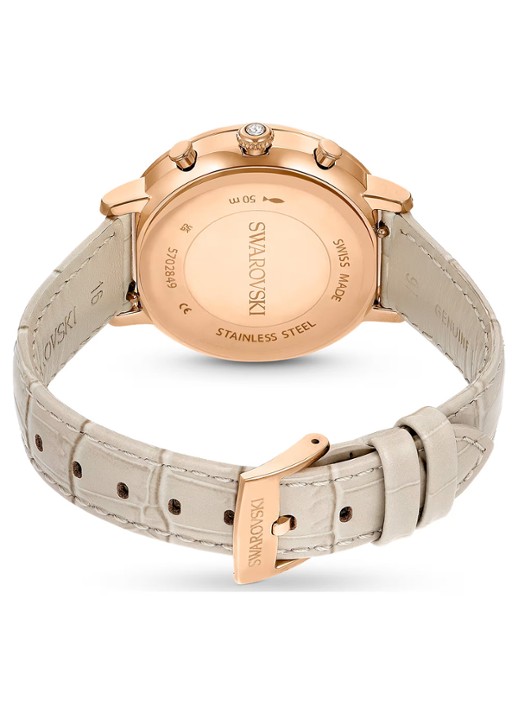 Swarovski Matrix Tennis horloge 5702849 - detail 3 taupe