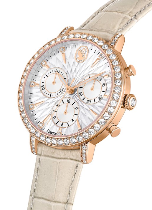 Swarovski Matrix Tennis horloge 5702849 - detail 4 taupe