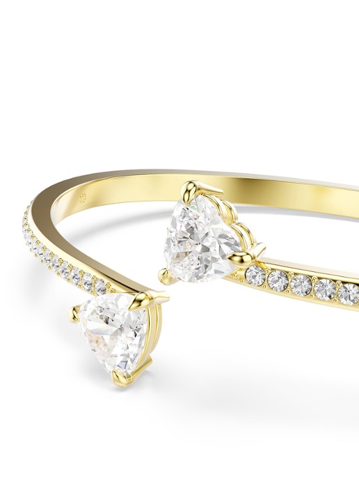 Swarovski Mesmera bangle met zirkonia L - detail 3 goud