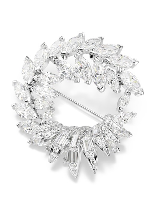 Swarovski Mesmera broche S - detail 3 zilver