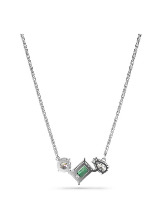 Swarovski Mesmera ketting met kristal - detail 4 zilver