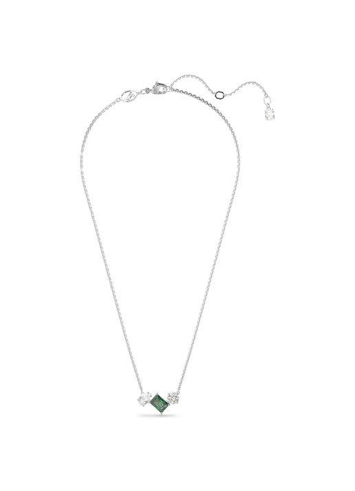 Swarovski Mesmera ketting met kristal - voorkant 2 zilver