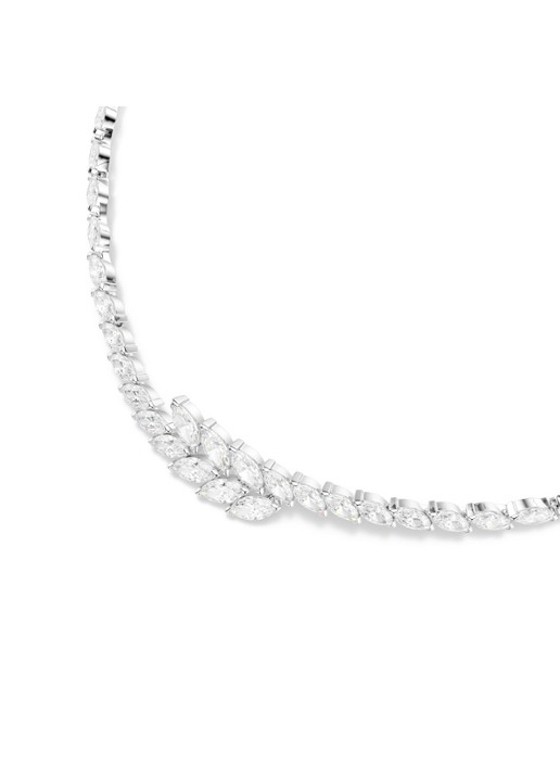 Swarovski Mesmera ketting met kristal  - detail zilver