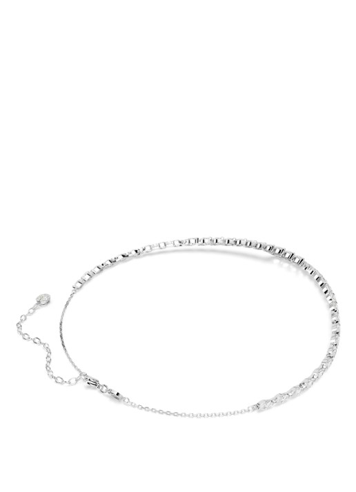 Swarovski Mesmera ketting met kristal  - detail 3 zilver