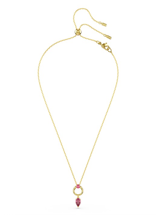 Swarovski Mesmera ketting met zirkonia - detail goud