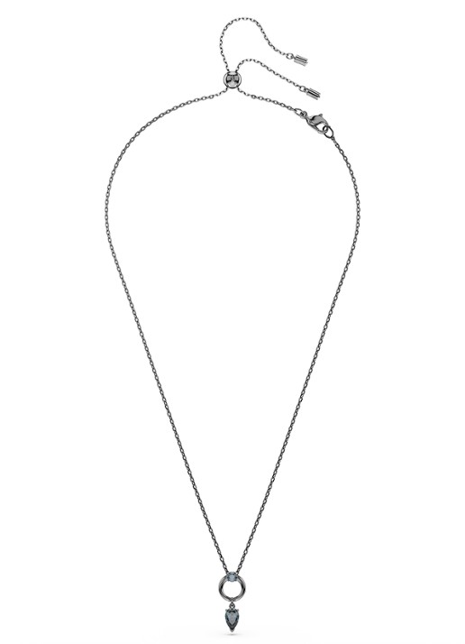Swarovski Mesmera ketting met zirkonia - detail zilver
