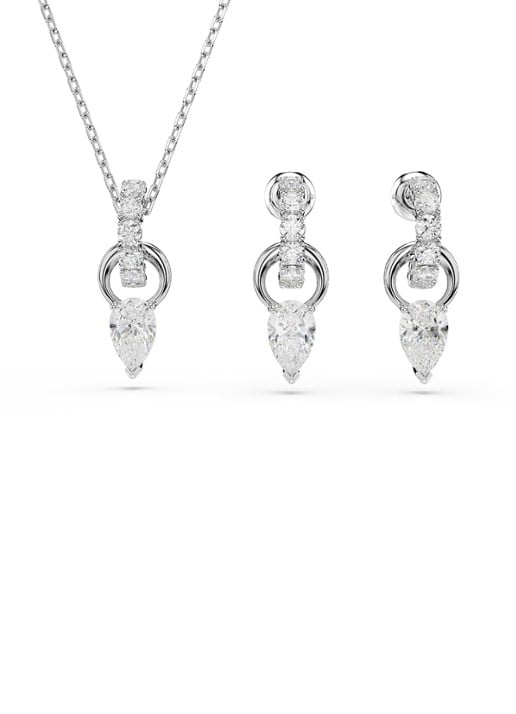 Swarovski Mesmera set van ketting en oorringen met zirkonia
